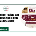 Ya hay fecha de registro para la Beca Rita Cetina de 1900 pesos bimestrales