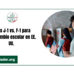 Visas de estudiante J-1 vs. F-1: guía completa del intercambio de secundaria en Estados Unidos