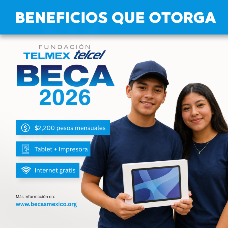 beneficios beca telmex telcel